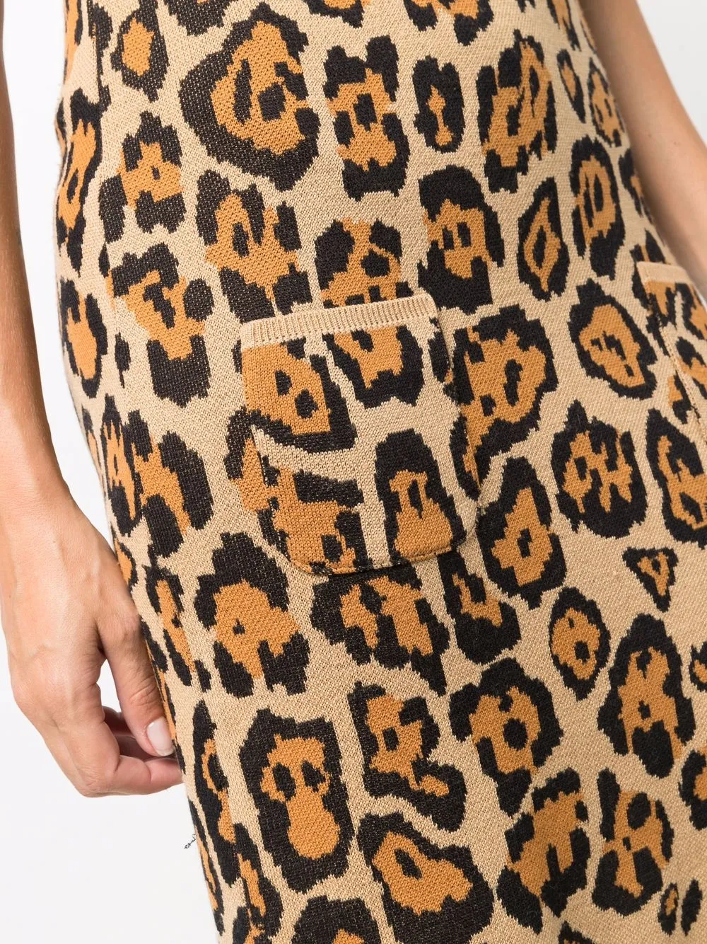 Femme Christian Dior Robe En Maille à Motif Animalier Pre-owned (années 2000) 7 Femme Christian Dior Robe En Maille à Motif Animalier Pre-owned (années 2000) – Image 5