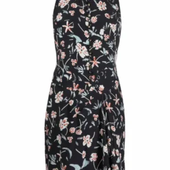 Femme CHANEL Robe Sans Manches à Fleurs (1997)