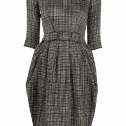 Femme Christian Dior Robe En Tweed Pre-owned (années 2000)