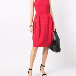 Femme Christian Dior Robe En Maille Nervurée Pre-owned (années 2000) -Promos Féerie Jupe Boutique 17138463 34770870 1000