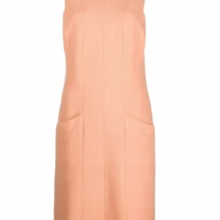 Femme CHANEL Robe Chasubles à Boutons CC (années 2000)