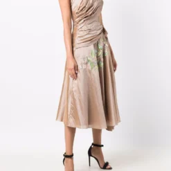 Femme Christian Dior Robe à Fleurs Brodées Pre-owned (2006) -Promos Féerie Jupe Boutique 17180648 34973326 1000