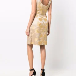 Femme A.N.G.E.L.O. Vintage Cult Robe à Fleurs En Jacquard (années 1950) 10 Femme A.N.G.E.L.O. Vintage Cult Robe à Fleurs En Jacquard (années 1950) -Promos Féerie Jupe Boutique 17183935 34909444 1000