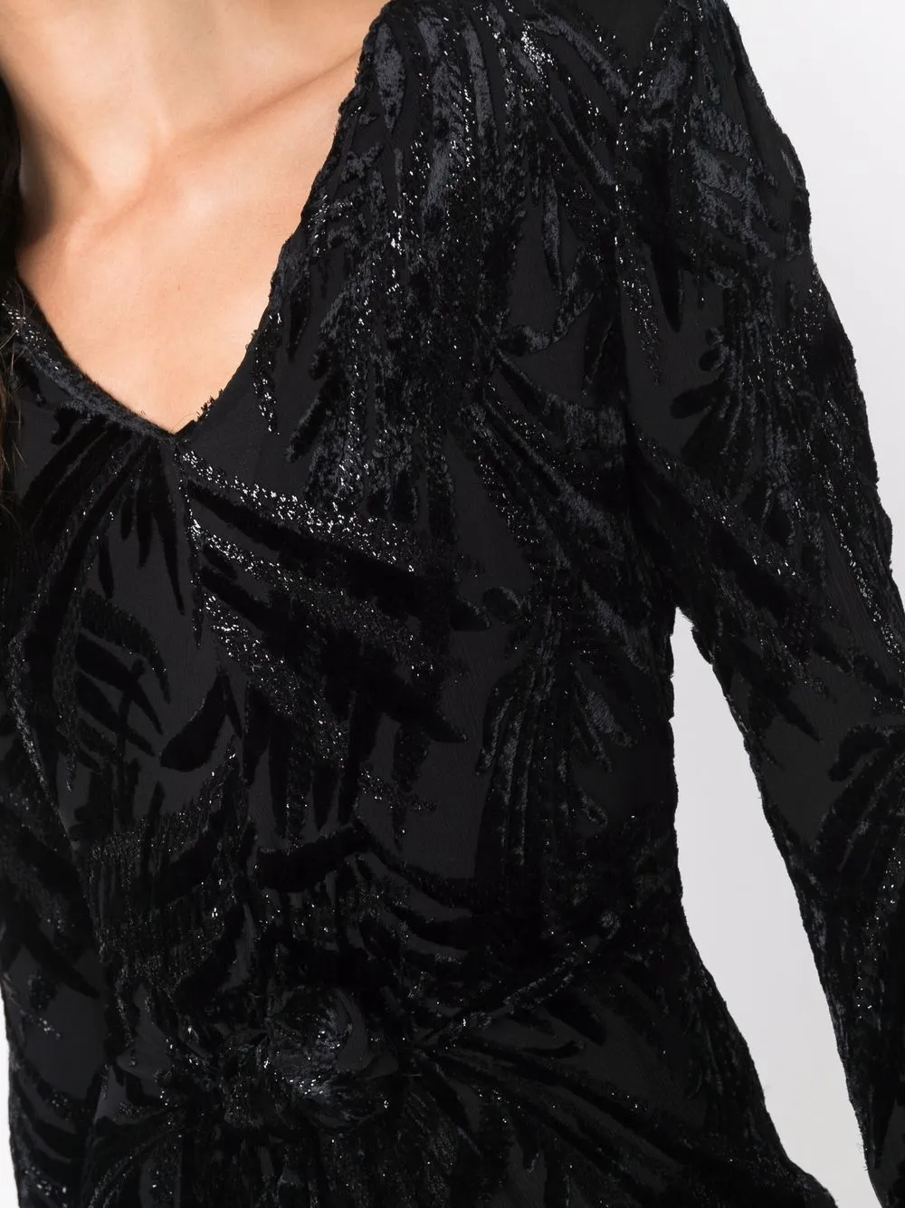 Femme A.N.G.E.L.O. Vintage Cult Robe Courte à Fleurs (années 1970) 7 Femme A.N.G.E.L.O. Vintage Cult Robe Courte à Fleurs (années 1970) – Image 5