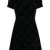Femme CHANEL Robe à Imprimé CC (années 1990) 1 Femme CHANEL Robe à Imprimé CC (années 1990) -Promos Féerie Jupe Boutique 17216297 35317410 1000