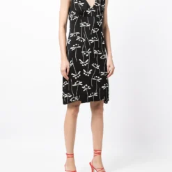 Femme CHANEL Robe Sans Manches à Fleurs (1998) -Promos Féerie Jupe Boutique 17333027 36141526 1000