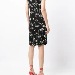 Femme CHANEL Robe Sans Manches à Fleurs (1998) -Promos Féerie Jupe Boutique 17333027 36141528 1000