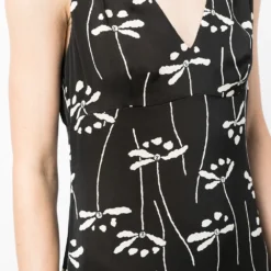 Femme CHANEL Robe Sans Manches à Fleurs (1998) -Promos Féerie Jupe Boutique 17333027 36142001 1000