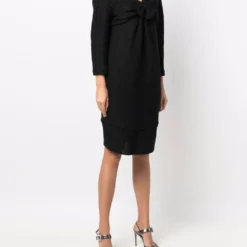 Femme CHANEL Robe Froncée à Détail De Nœud 9 Femme CHANEL Robe Froncée à Détail De Nœud -Promos Féerie Jupe Boutique 17373667 35988991 1000