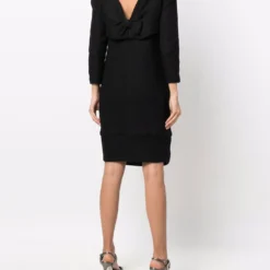 Femme CHANEL Robe Froncée à Détail De Nœud 10 Femme CHANEL Robe Froncée à Détail De Nœud -Promos Féerie Jupe Boutique 17373667 35988992 1000