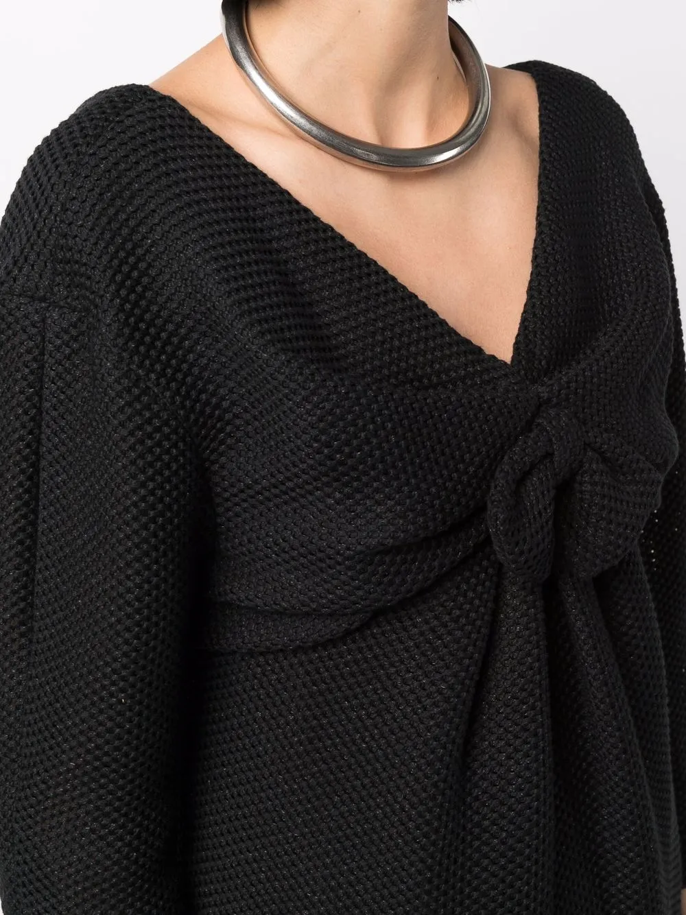 Femme CHANEL Robe Froncée à Détail De Nœud 7 Femme CHANEL Robe Froncée à Détail De Nœud – Image 5