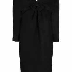 Femme CHANEL Robe Froncée à Détail De Nœud