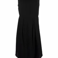 Femme CHANEL Robe En Soie à Manches Asymétriques