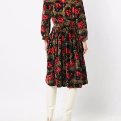 Femme A.N.G.E.L.O. Vintage Cult Robe-chemise Plissée à Fleurs (années 1950) 10 Femme A.N.G.E.L.O. Vintage Cult Robe-chemise Plissée à Fleurs (années 1950) -Promos Féerie Jupe Boutique 17376303 35999990 1000