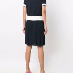 Femme CHANEL Robe Nervurée à Détail De Nœud -Promos Féerie Jupe Boutique 17387408 35958408 1000