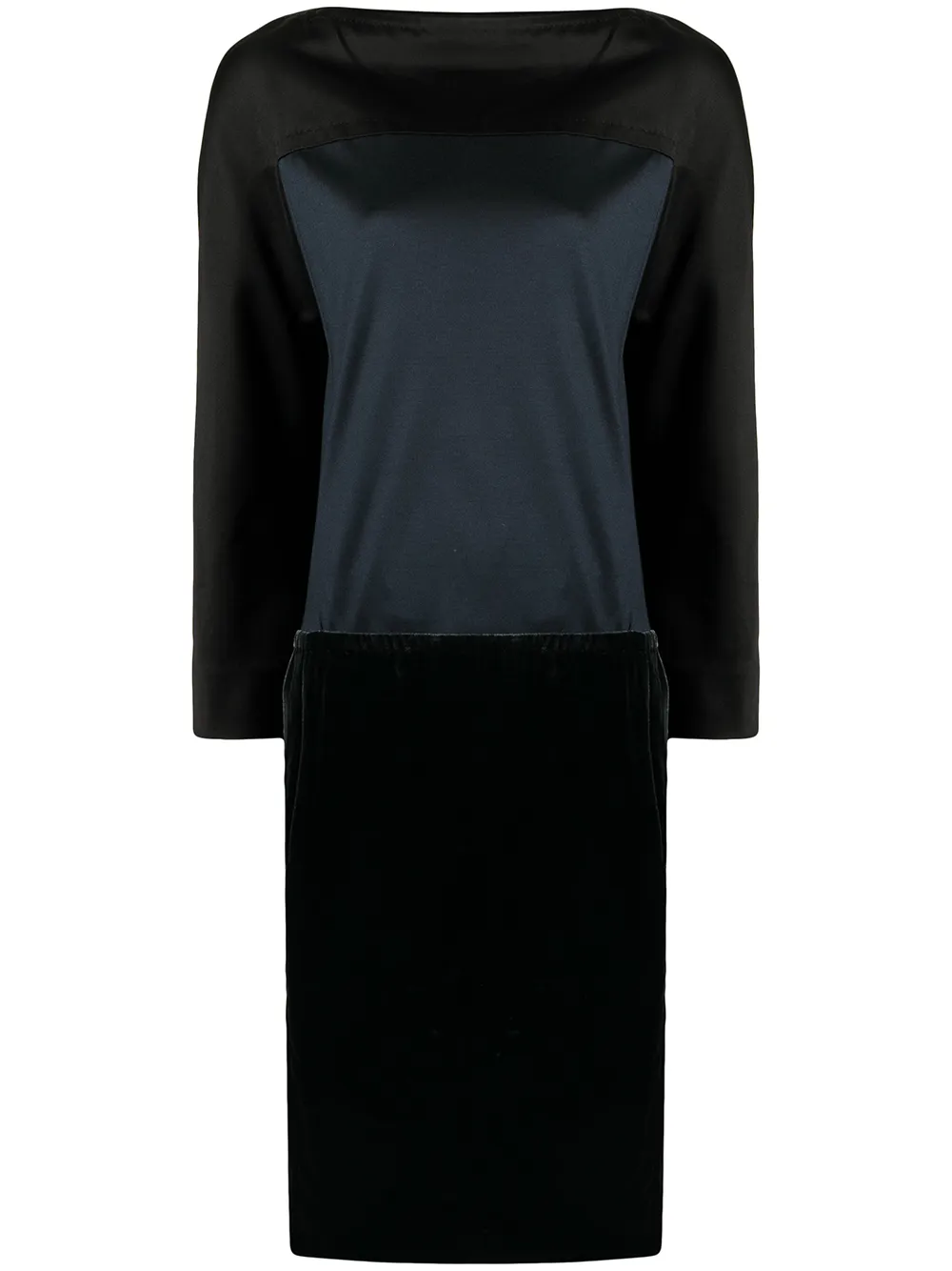 Femme Hermès Robe évasée à Design à Empiècements Pre-owned 3 Femme Hermès Robe évasée à Design à Empiècements Pre-owned