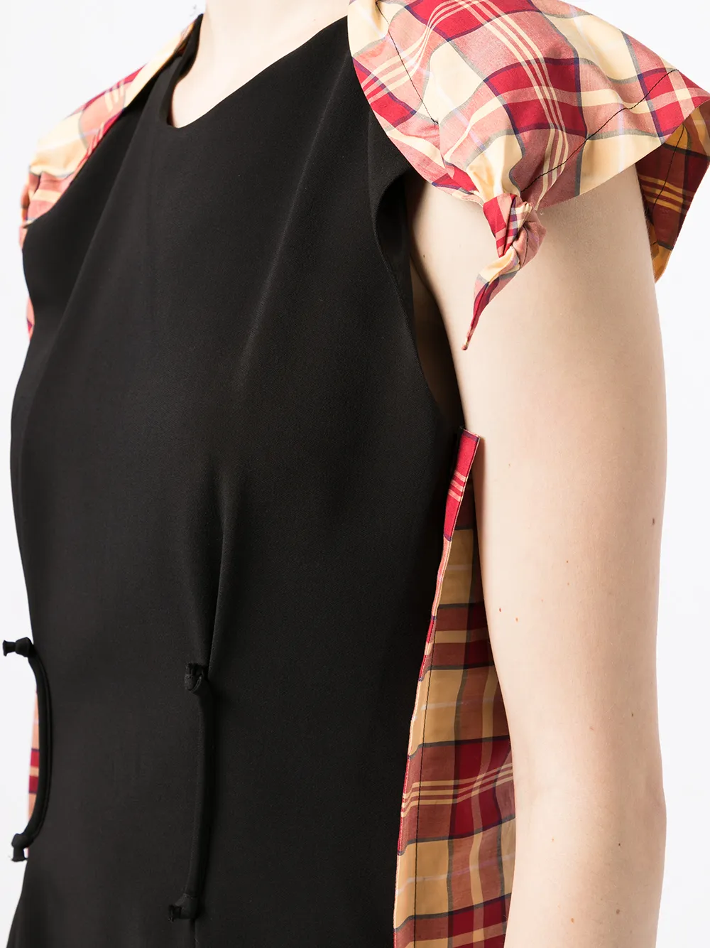 Celine Femme Céline Robe Courte à Carreaux 7 Celine Femme Céline Robe Courte à Carreaux – Image 5