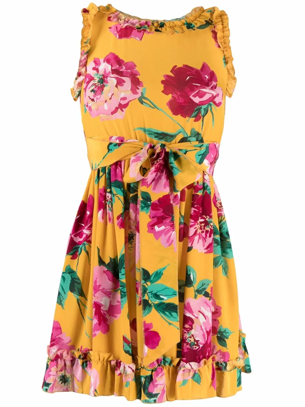 Femme Dolce & Gabbana Robe Courte En Soie à Fleurs (années 2000) 3 Femme Dolce & Gabbana Robe Courte En Soie à Fleurs (années 2000)