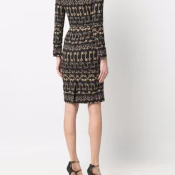 Femme Dolce & Gabbana Robe Cintrée à Imprimé Graphique (années 2000) 10 Femme Dolce & Gabbana Robe Cintrée à Imprimé Graphique (années 2000) -Promos Féerie Jupe Boutique 17452140 37892353 1000