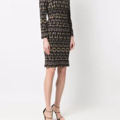 Femme Dolce & Gabbana Robe Cintrée à Imprimé Graphique (années 2000) 9 Femme Dolce & Gabbana Robe Cintrée à Imprimé Graphique (années 2000) -Promos Féerie Jupe Boutique 17452140 37894053 1000