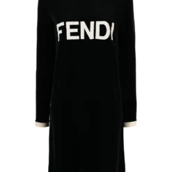 Femme Fendi Robe-hoodie à Patch Logo (années 1990)