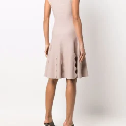 Femme Christian Dior Robe évasée à Bords Festonnés Pre-owned (années 2000) -Promos Féerie Jupe Boutique 17614691 36876817 1000