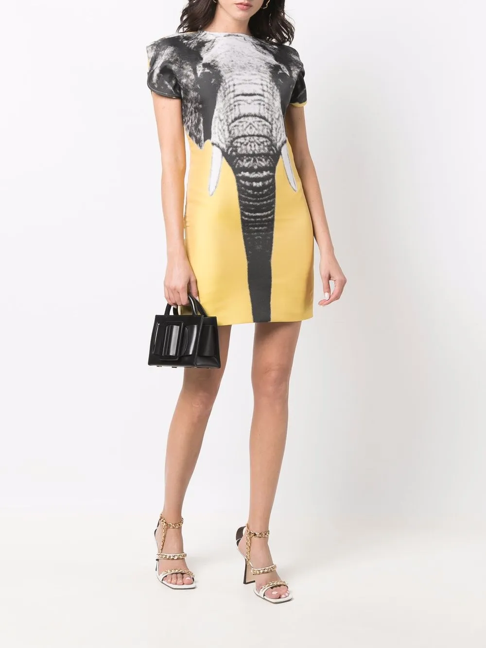 Femme JC De Castelbajac Robe Courte à Imprimé Graphique (années 2000) 4 Femme JC De Castelbajac Robe Courte à Imprimé Graphique (années 2000) – Image 2