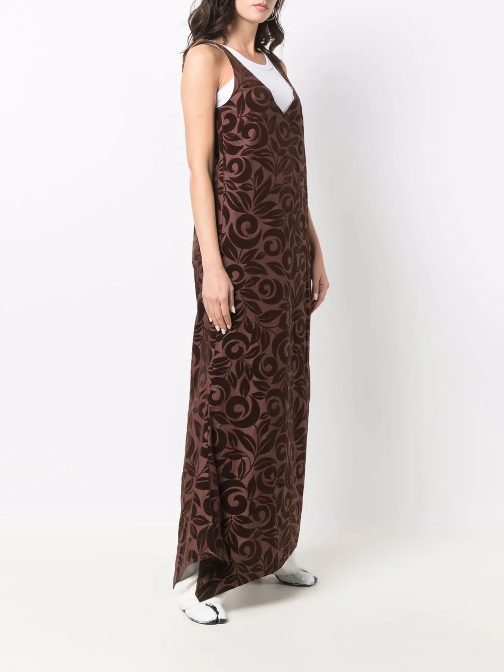 Comme Des Garcons Femme Comme Des Garçons Robe En Velours à Imprimé Végétal (1996) 5 Comme Des Garcons Femme Comme Des Garçons Robe En Velours à Imprimé Végétal (1996) – Image 3