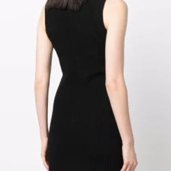 Femme Helmut Lang Robe Courte Nervurée à Design Sans Manches (années 1990) -Promos Féerie Jupe Boutique 17636142 38446449 1000