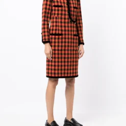 Femme CHANEL Robe à Carreaux (années 1990) 9 Femme CHANEL Robe à Carreaux (années 1990) -Promos Féerie Jupe Boutique 17637459 36972316 1000