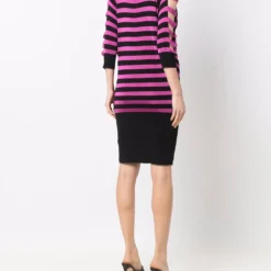 Femme Jean Paul Gaultier Robe Rayée à Découpes (années 2000) 10 Femme Jean Paul Gaultier Robe Rayée à Découpes (années 2000) -Promos Féerie Jupe Boutique 17641482 37117753 1000