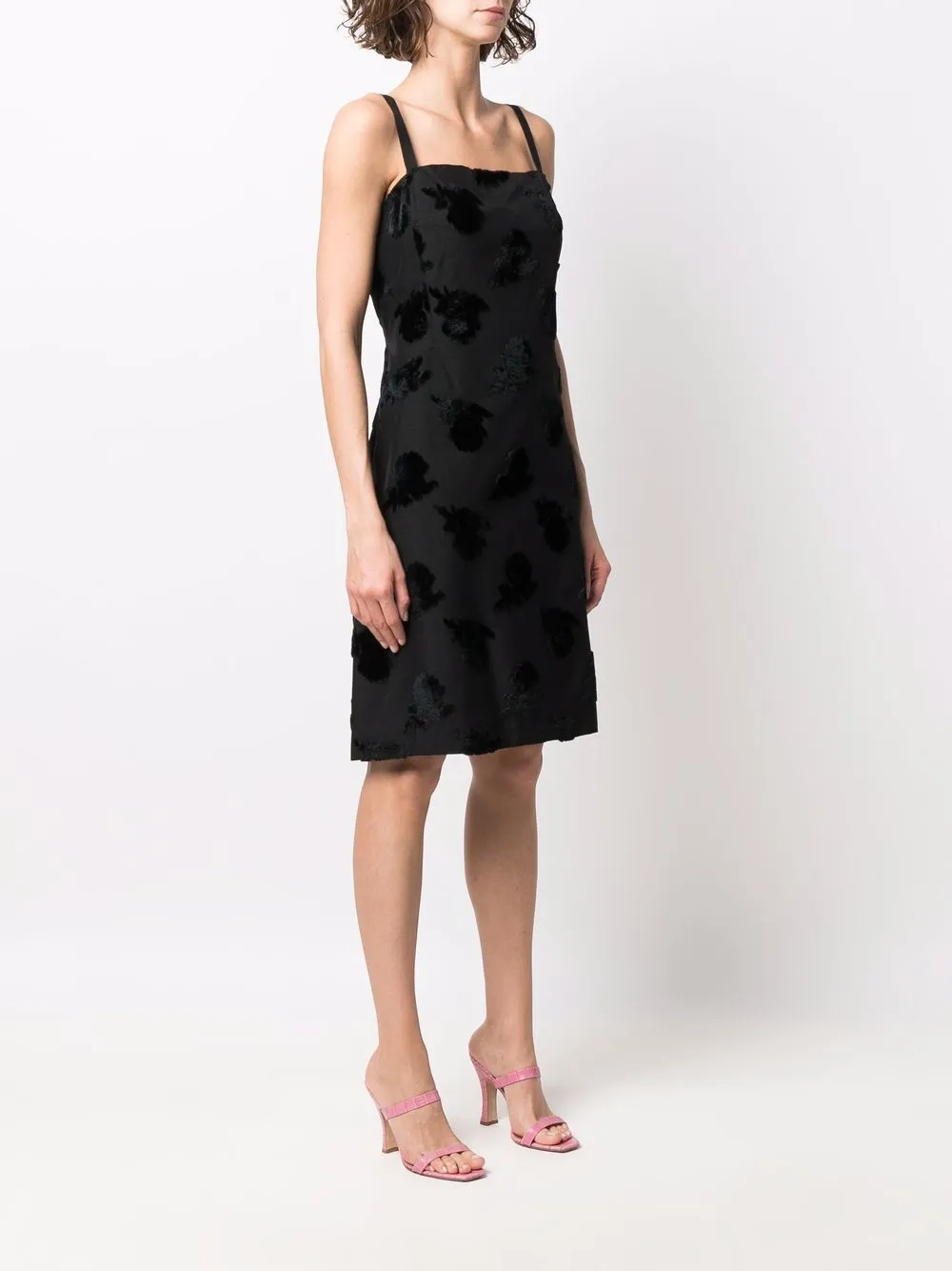 Femme A.N.G.E.L.O. Vintage Cult Robe-nuisette à Fleurs (années 1960) 5 Femme A.N.G.E.L.O. Vintage Cult Robe-nuisette à Fleurs (années 1960) – Image 3