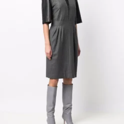 Femme CHANEL Robe En Cuir à Design Patchwork (années 2010) -Promos Féerie Jupe Boutique 17680016 37232398 1000