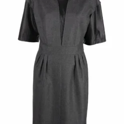 Femme CHANEL Robe En Cuir à Design Patchwork (années 2010)