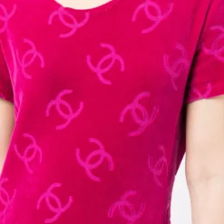 Femme CHANEL Robe Courte à Motif CC (1996) 11 Femme CHANEL Robe Courte à Motif CC (1996) -Promos Féerie Jupe Boutique 17693040 37357052 1000