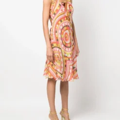 Femme PUCCI Robe En Soie à Imprimé Graphique (années 1970) 9 Femme PUCCI Robe En Soie à Imprimé Graphique (années 1970) -Promos Féerie Jupe Boutique 17766678 40177775 1000