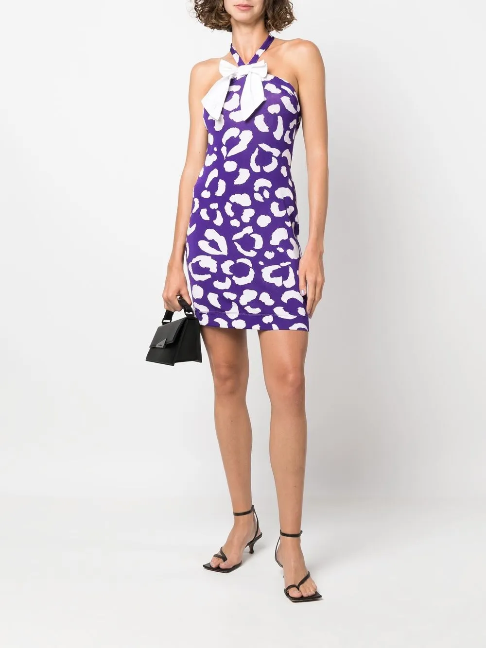 Femme Moschino Robe Impirmée à Dos-nu (années 2000) 4 Femme Moschino Robe Impirmée à Dos-nu (années 2000) – Image 2