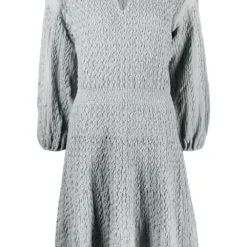 Femme CHANEL Robe En Maille à Fronces