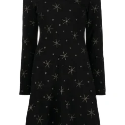 Femme Valentino Garavani Robe En Maille à Motif étoiles