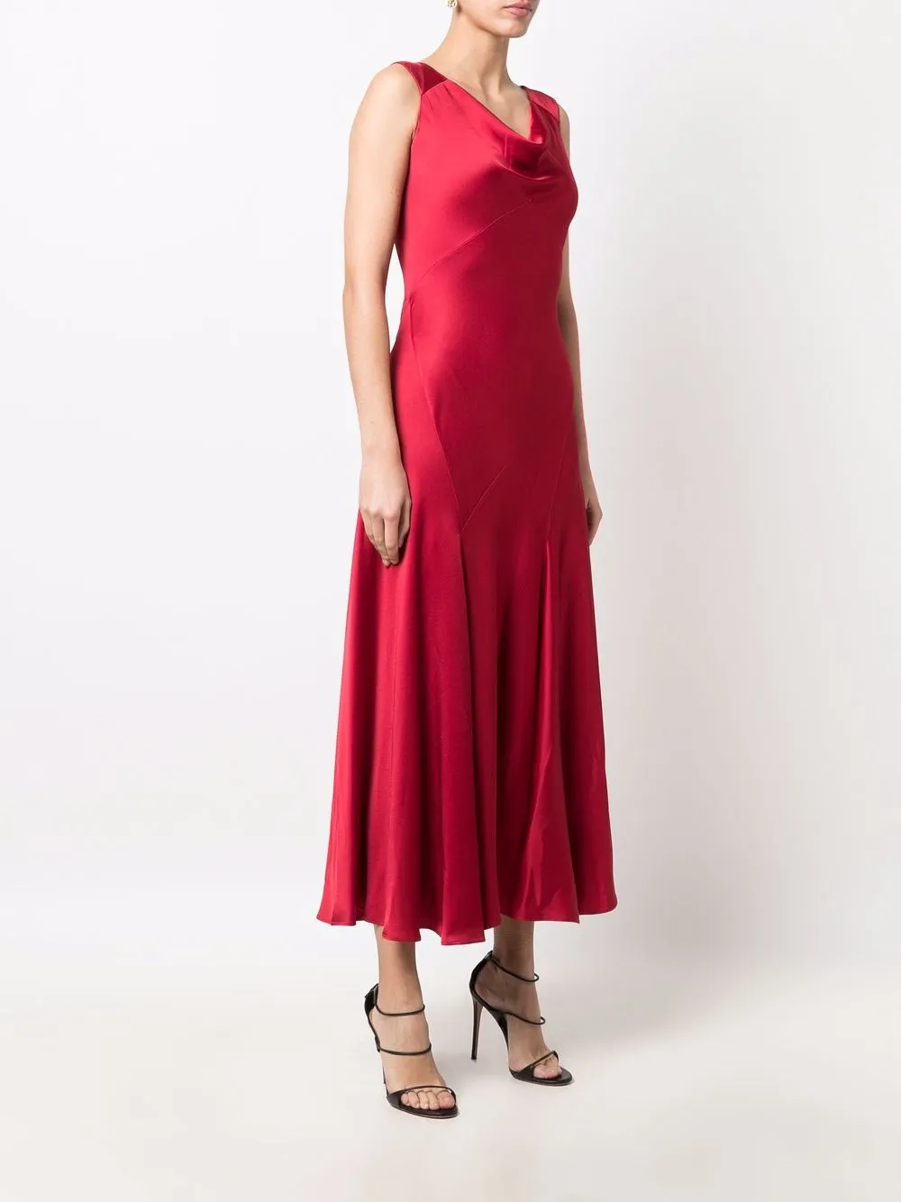 Femme John Galliano Robe Plissée à Design Sans Manches (années 2000) 5 Femme John Galliano Robe Plissée à Design Sans Manches (années 2000) – Image 3