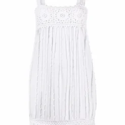 Femme CHANEL Robe Courte En Crochet