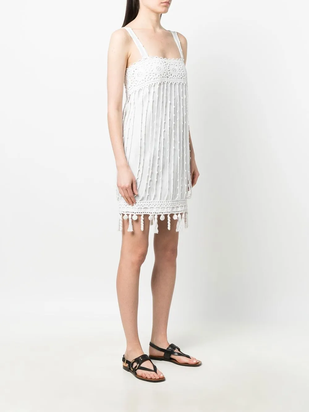 Femme CHANEL Robe Courte En Crochet 5 Femme CHANEL Robe Courte En Crochet – Image 3