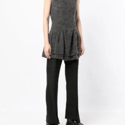 Femme CHANEL Robe Courte à Ourlet Volanté (2010) -Promos Féerie Jupe Boutique 17943298 38139689 1000