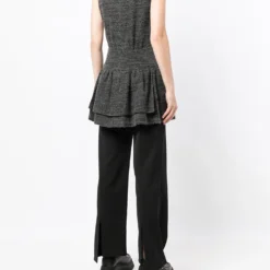 Femme CHANEL Robe Courte à Ourlet Volanté (2010) -Promos Féerie Jupe Boutique 17943298 38140588 1000