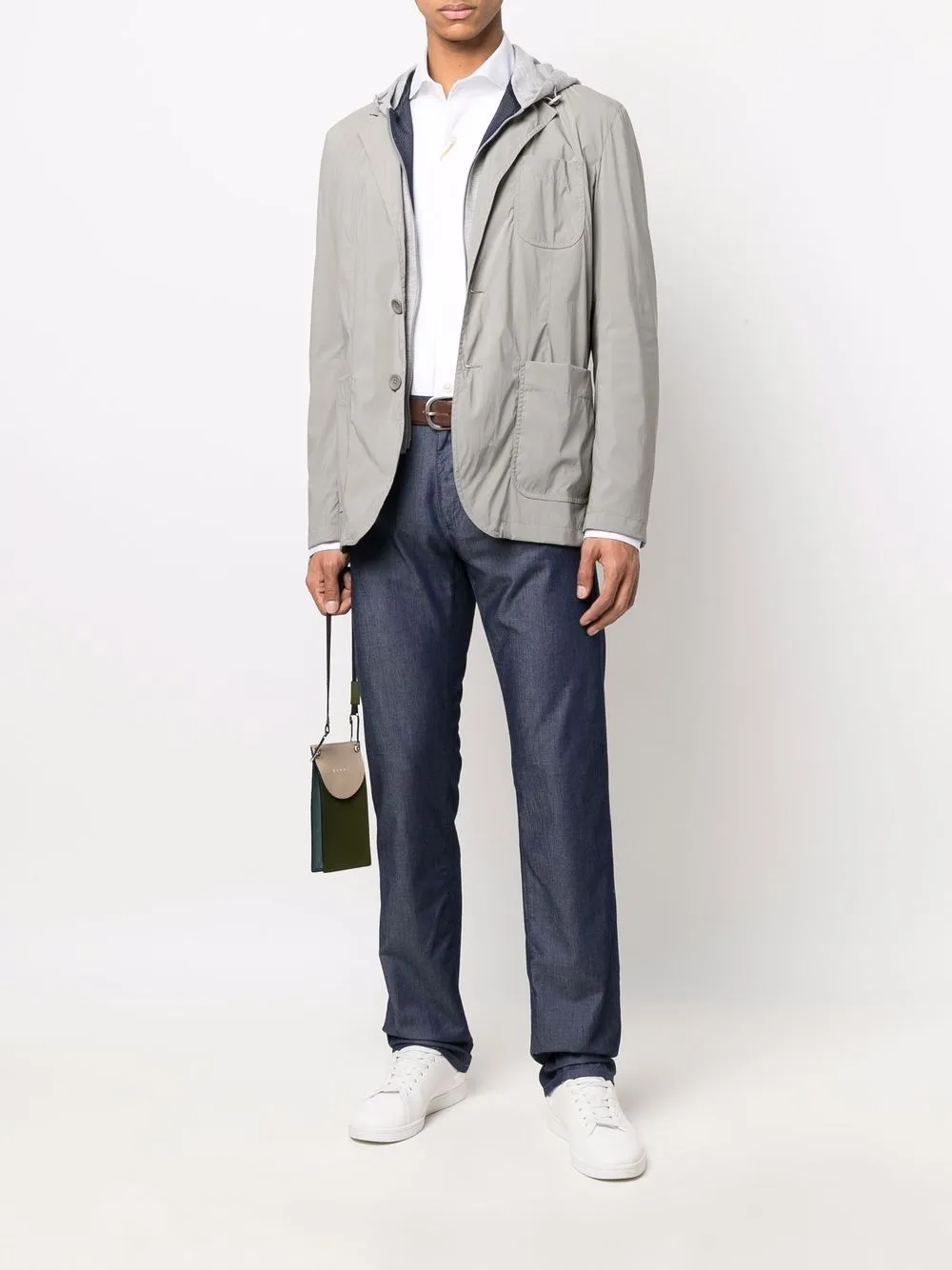 Homme Canali Robe-chemise à Manches Longues 4 Homme Canali Robe-chemise à Manches Longues – Image 2