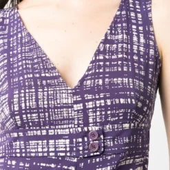 Femme Prada Robe Mi-longue à Motif Grille (années 2000) 11 Femme Prada Robe Mi-longue à Motif Grille (années 2000) -Promos Féerie Jupe Boutique 18177026 40200509 1000