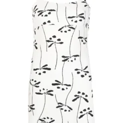 Femme CHANEL Robe-nuisette En Soie CC à Fleurs (1998)