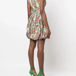 Femme A.N.G.E.L.O. Vintage Cult Robe Courte à Fleurs (années 1950) -Promos Féerie Jupe Boutique 18248742 39186820 1000