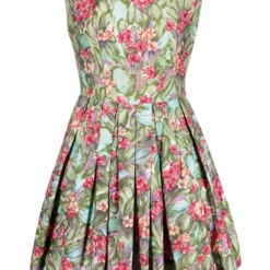 Femme A.N.G.E.L.O. Vintage Cult Robe Courte à Fleurs (années 1950)