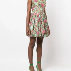 Femme A.N.G.E.L.O. Vintage Cult Robe Courte à Fleurs (années 1950) -Promos Féerie Jupe Boutique 18248742 39190463 1000